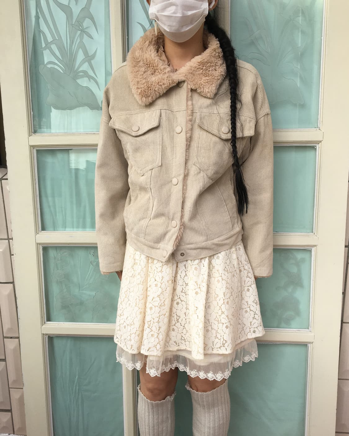 Fake fur corduroy mustang 상품이미지1