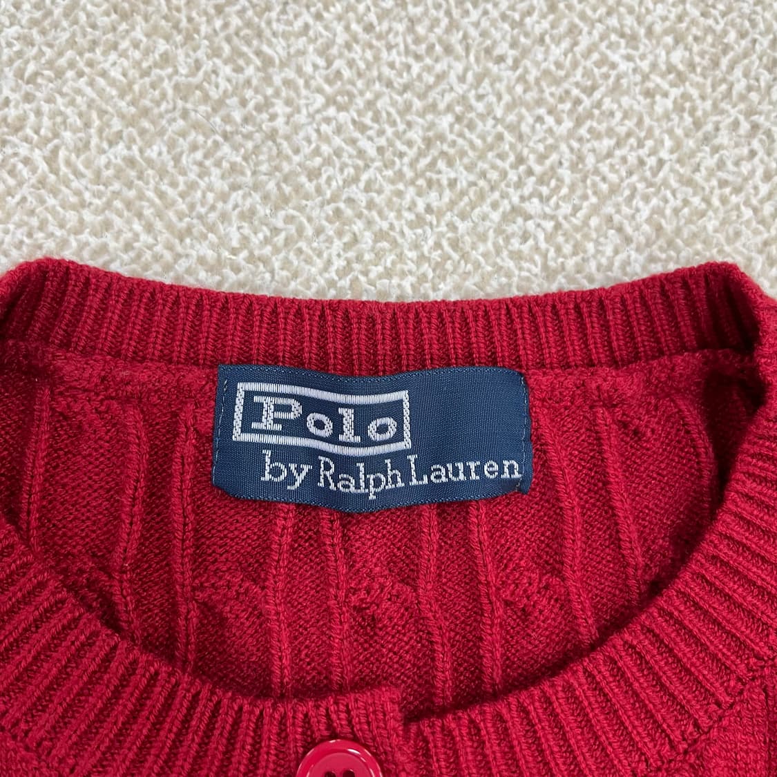 실측확인 폴로 케이블 니트 가디건 0202M1 상품이미지2