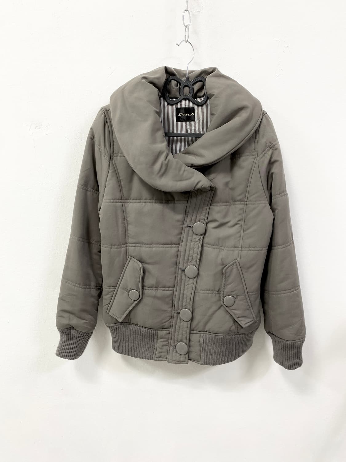 [DOSCH] 갸루 y2k 차콜 패딩 상품이미지4
