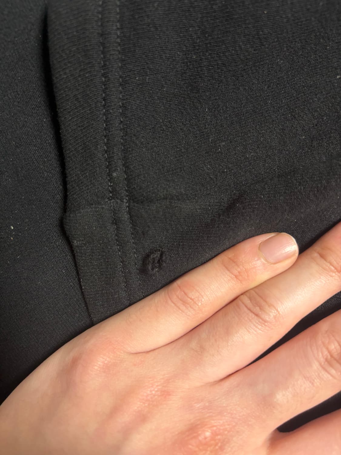 요지야마모토 버튼 디테일 비대칭 맨투맨 상품이미지3