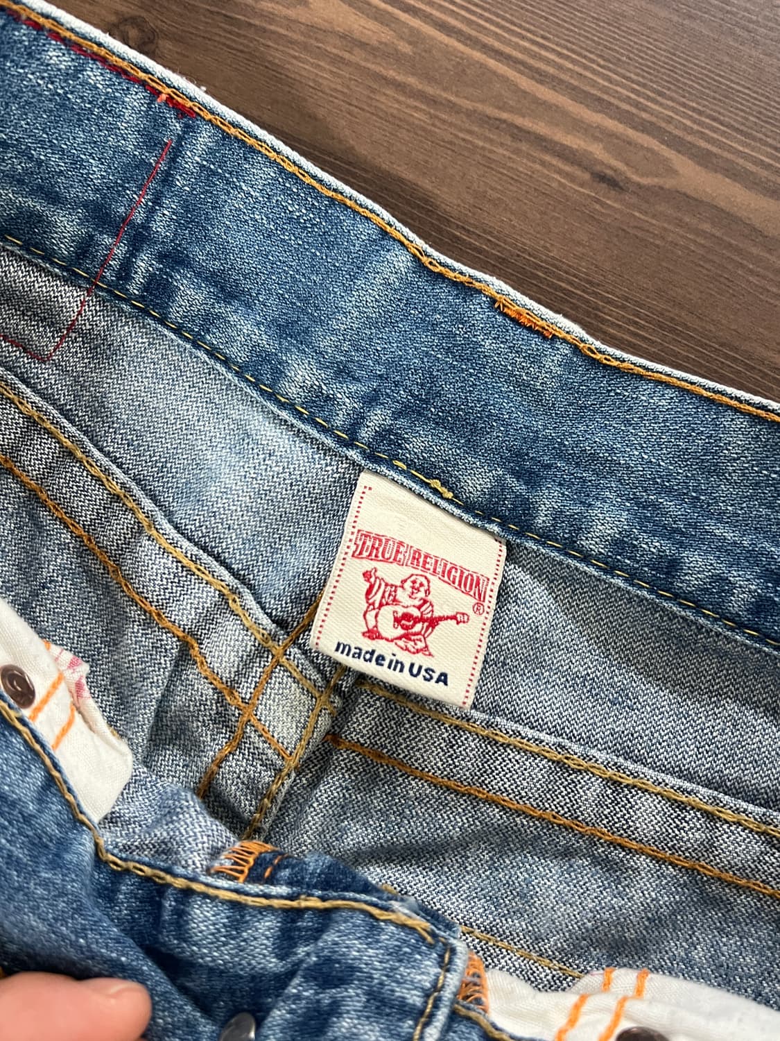 True Religion 트루릴리전 조이  연청 부츠컷 나팔핏 데님 팬츠 상품이미지7