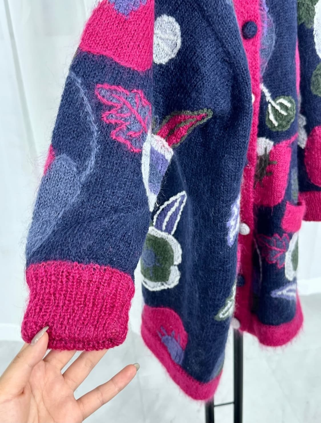 꽃 자수니트 상품이미지6