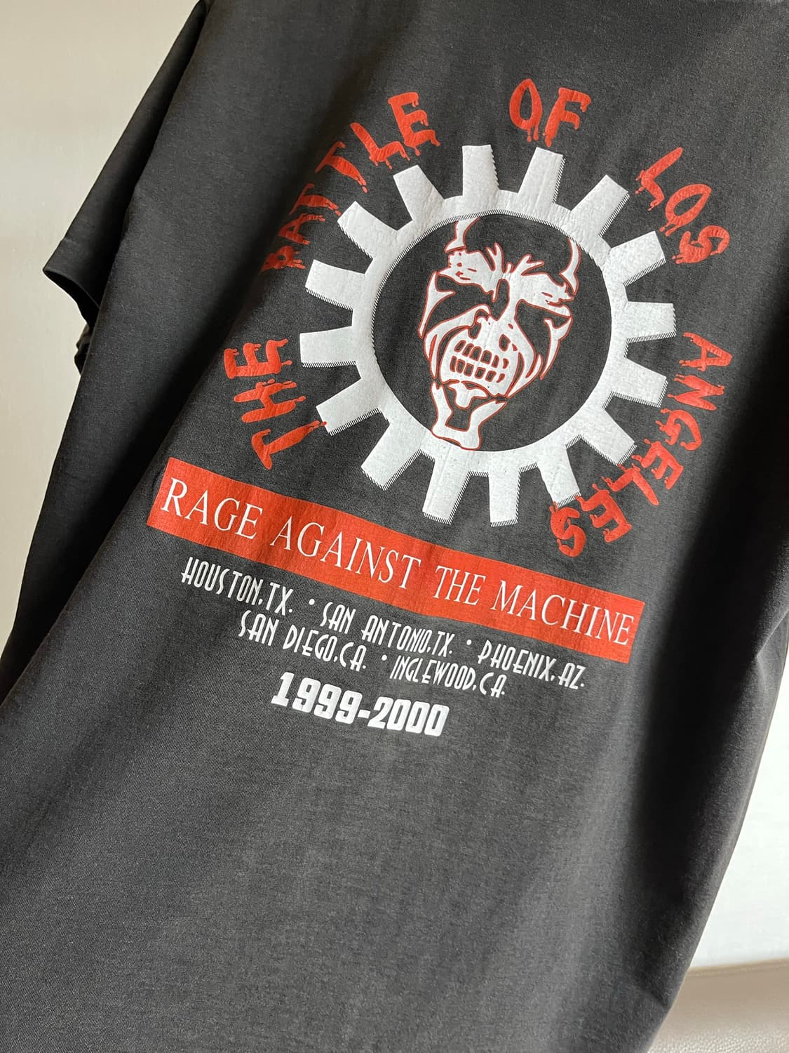 빈티지 레이지 어게인스트 ratm 부틀렉 반팔 티셔츠 상품이미지6