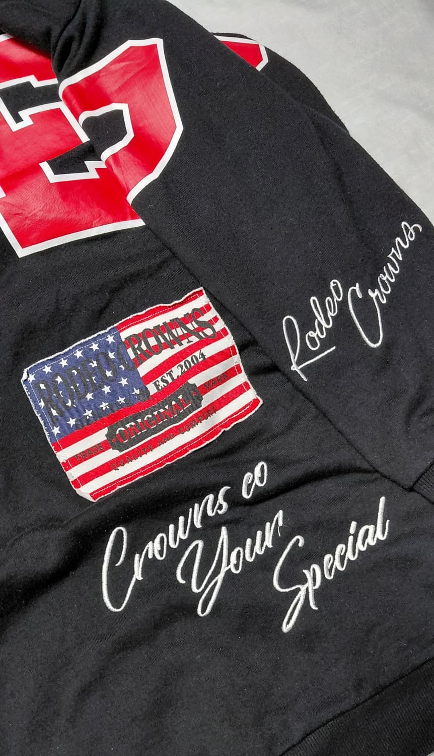 [FREE/무료배송] RODEO CROWNS 빅로고 그래픽 오버핏 맨투맨 상품이미지3