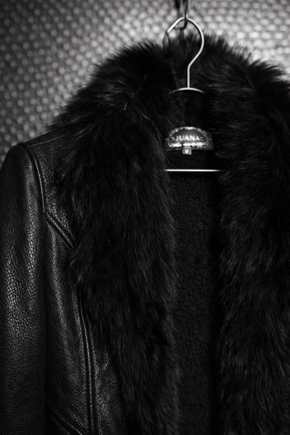 Shalang 퍼 레더자켓 상품이미지3