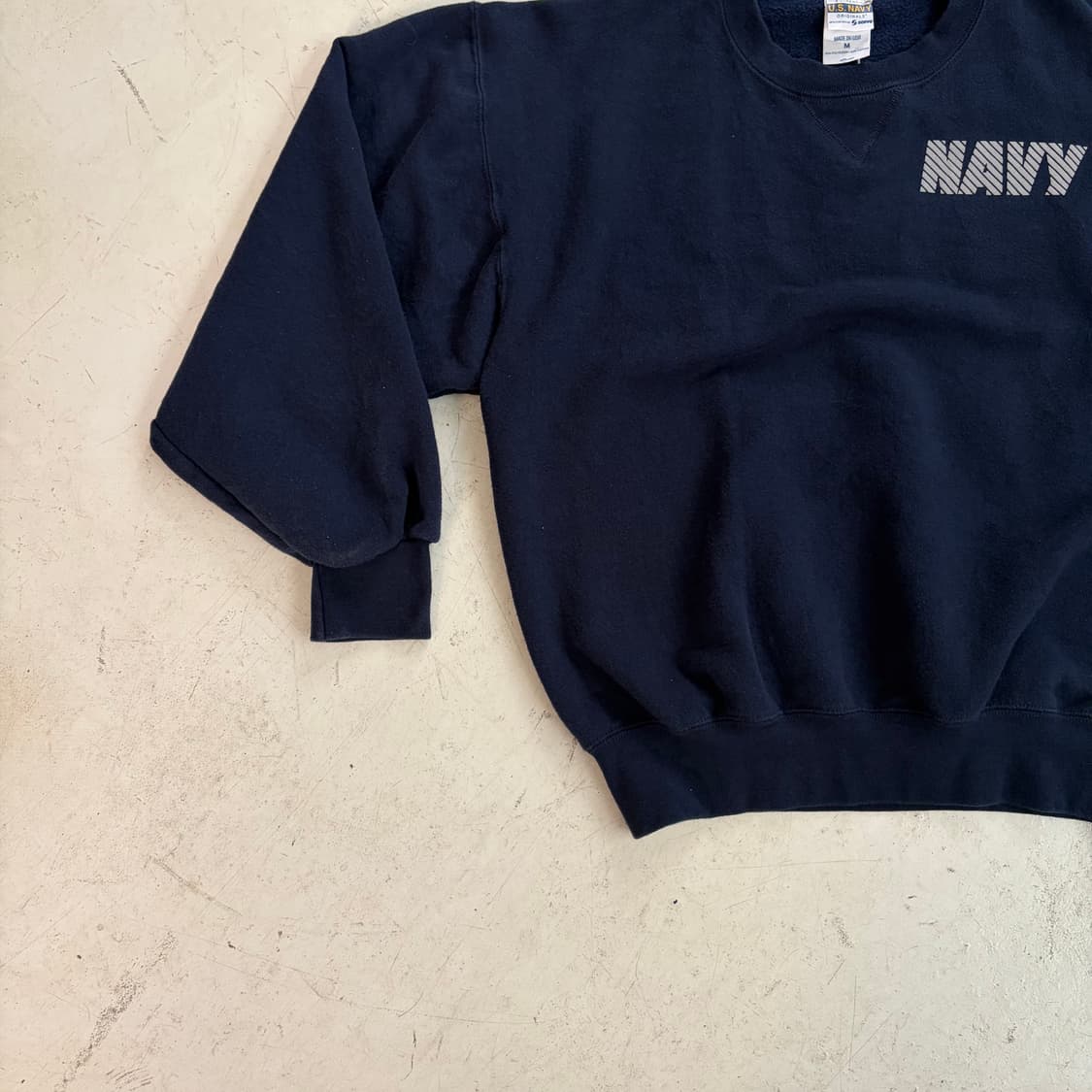 US NAVY USA OG 빈티지 스웻셔츠 M 상품이미지3