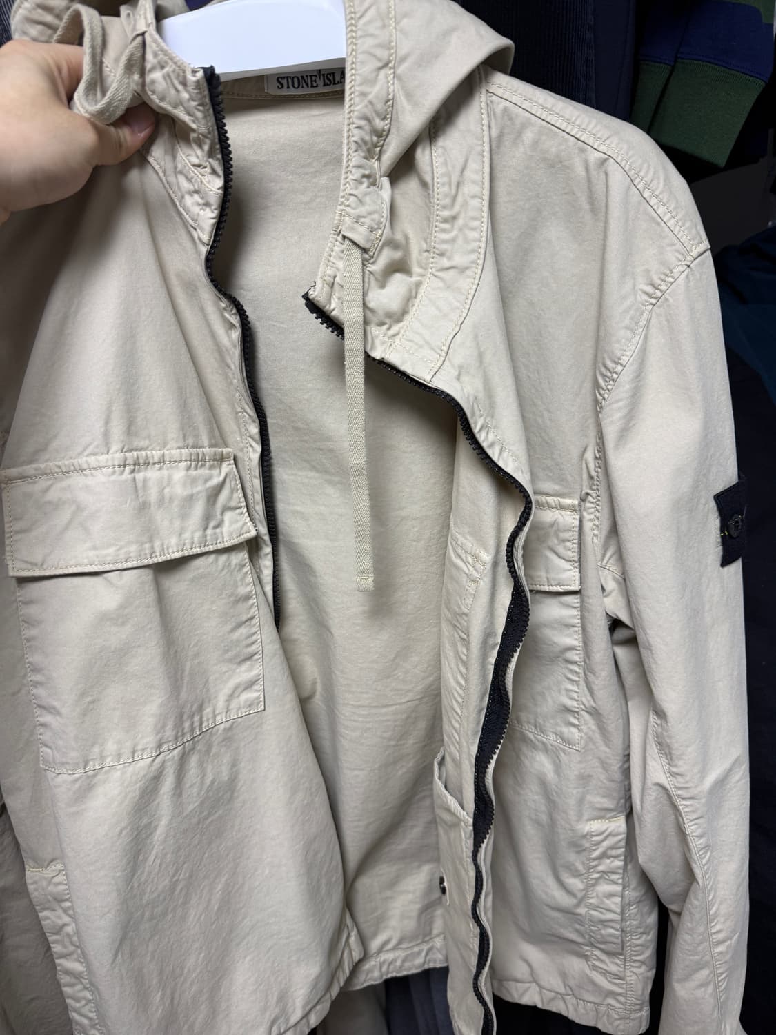 스톤아일랜드 수피마 후드집업 L 상품이미지2