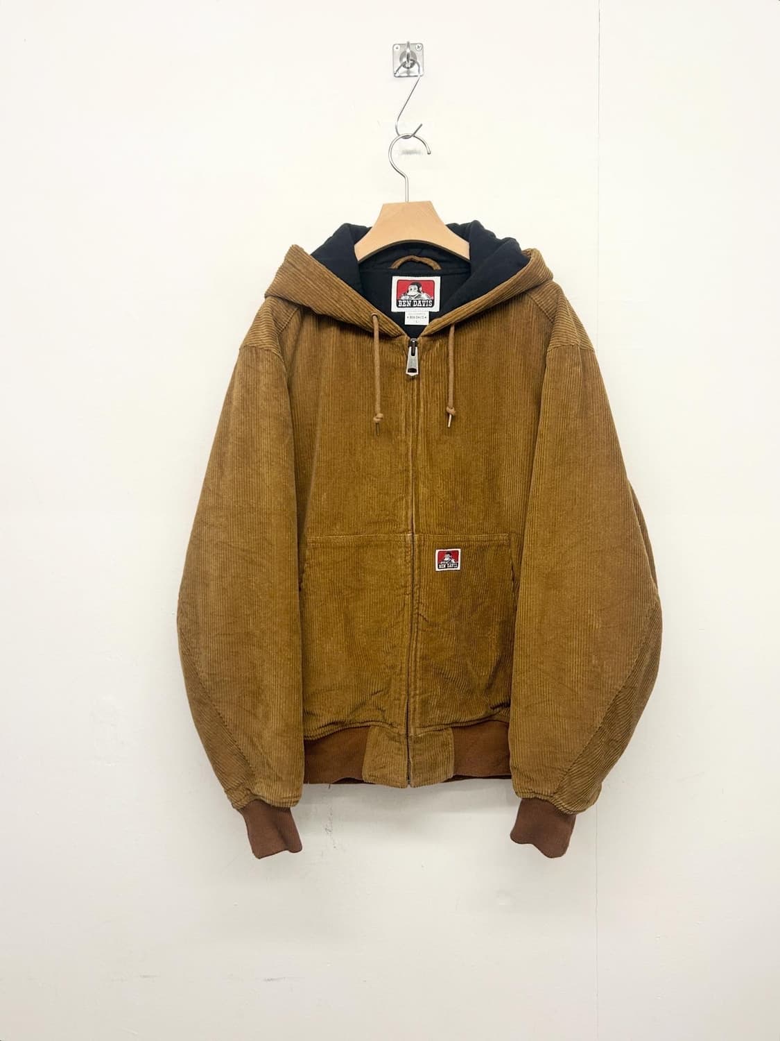 벤 데이비스 코듀로이 후드 자켓 브라운 상품이미지1