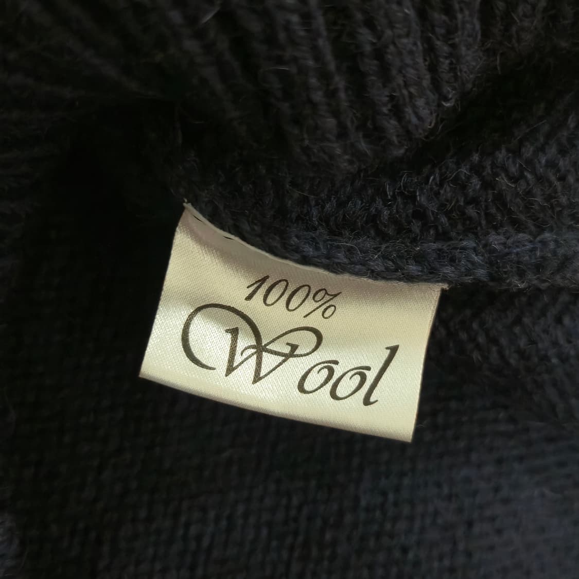 M)Kerry Woollen Mills 네이비 퓨어 울 니트 상품이미지6