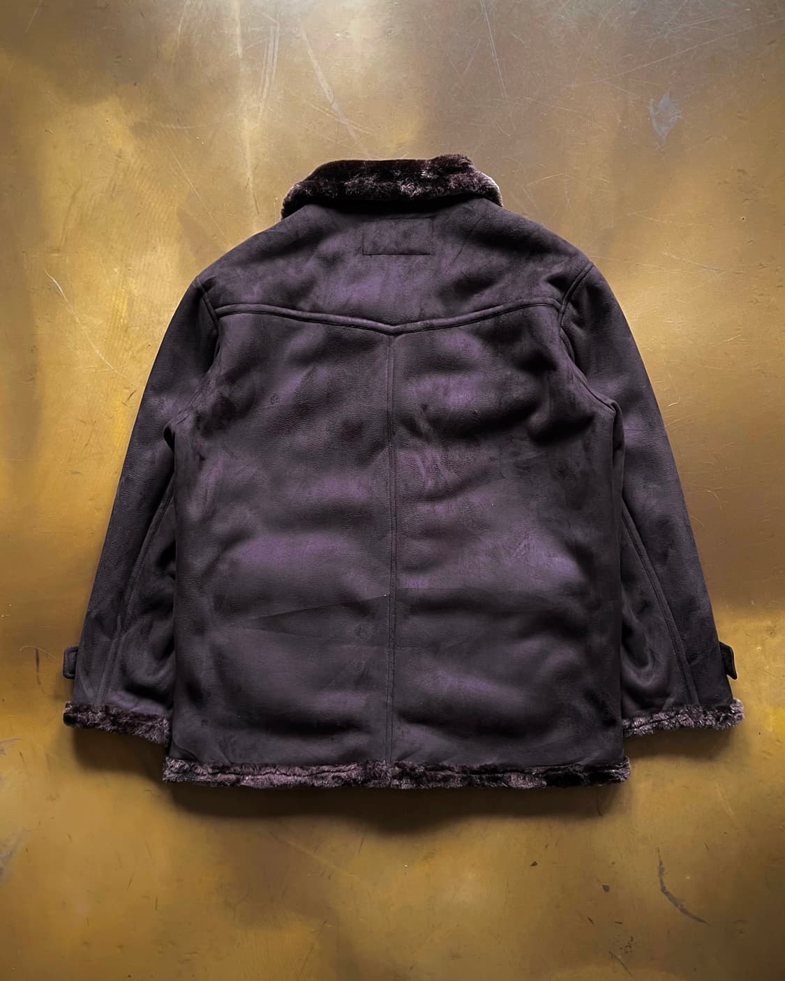 90s KANSAI YAMAMOTO Leather Fur Coat 상품이미지9