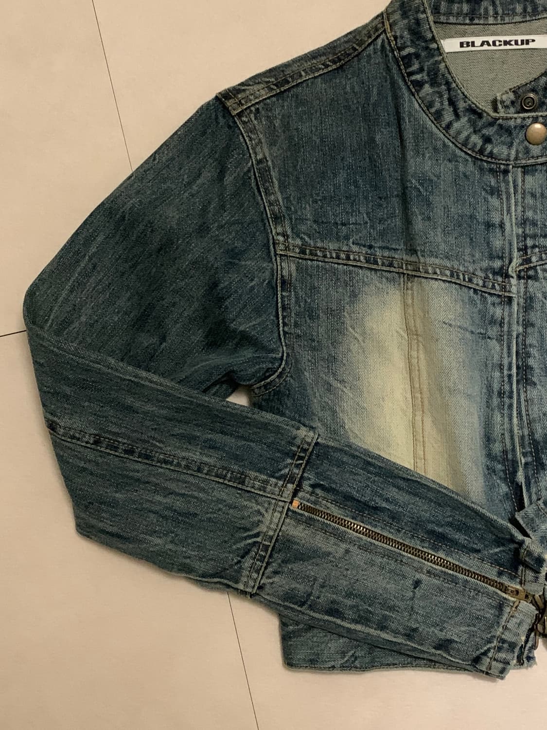 빈티지 워싱 청자켓 상품이미지2