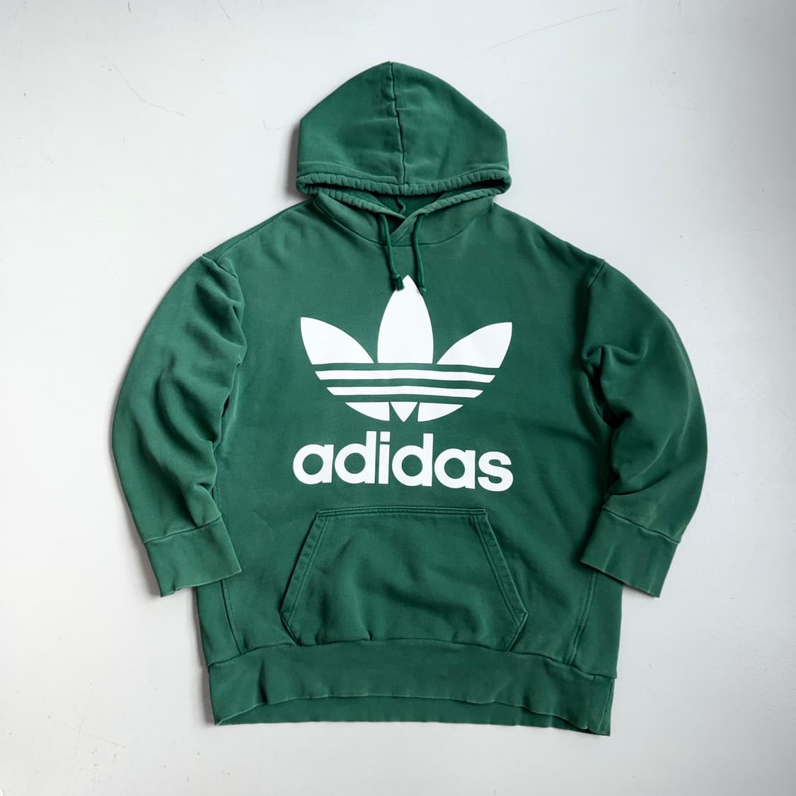 아디다스 신형 파이어버드 빅로고 후드티 그린 상품이미지2