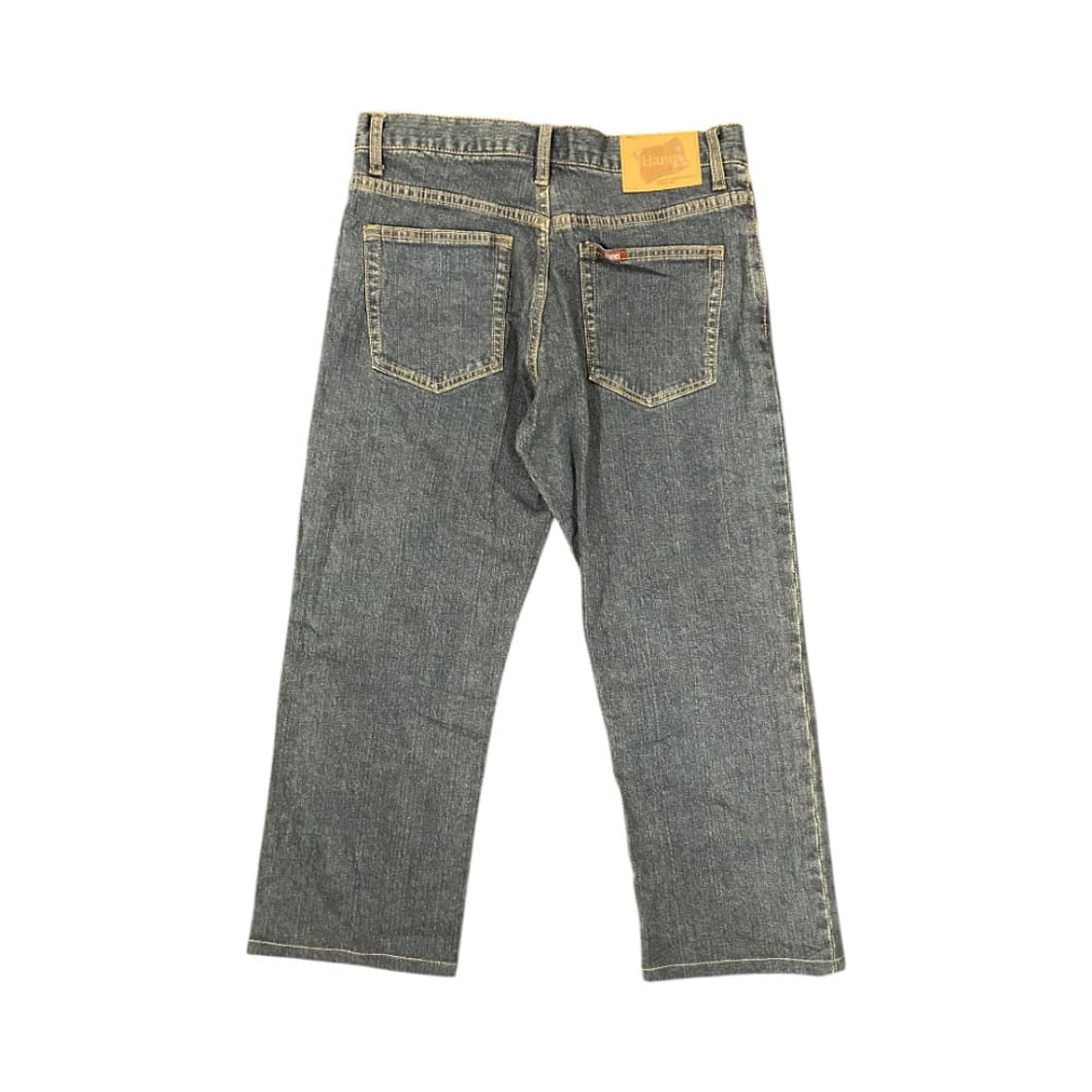 M) 헤인즈 인디고 워시드 스트레이트 데님팬츠 BD-060 상품이미지5