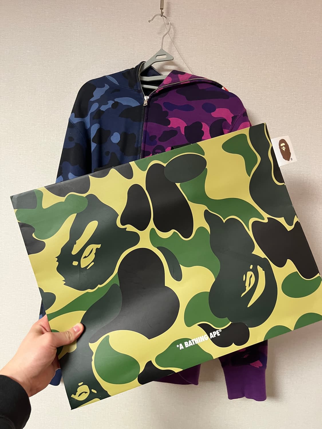 베이프 세퍼레이트 블루,퍼플 M사이즈 상품이미지7