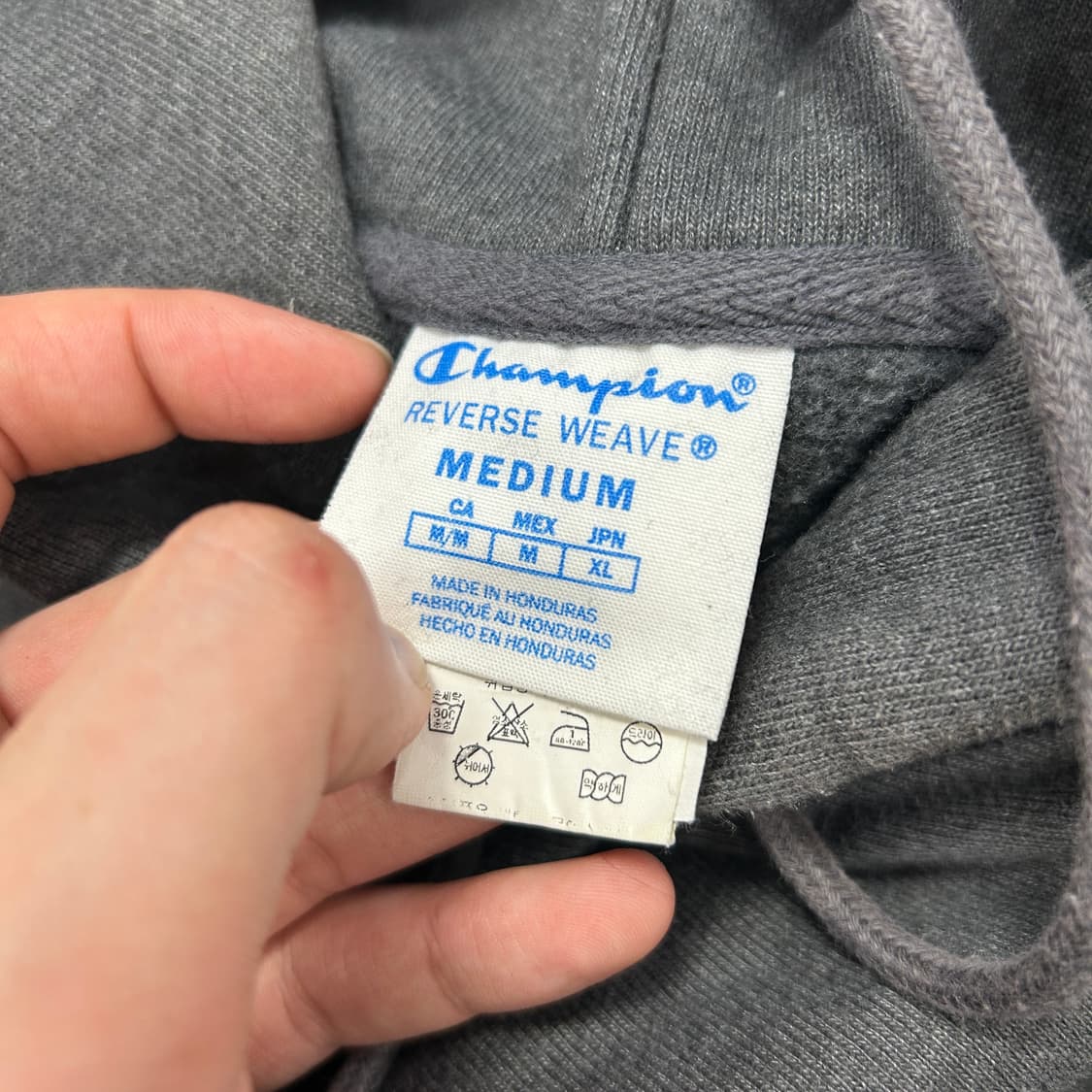 챔피온 빅로고 리버스위브 후드(M) 상품이미지2