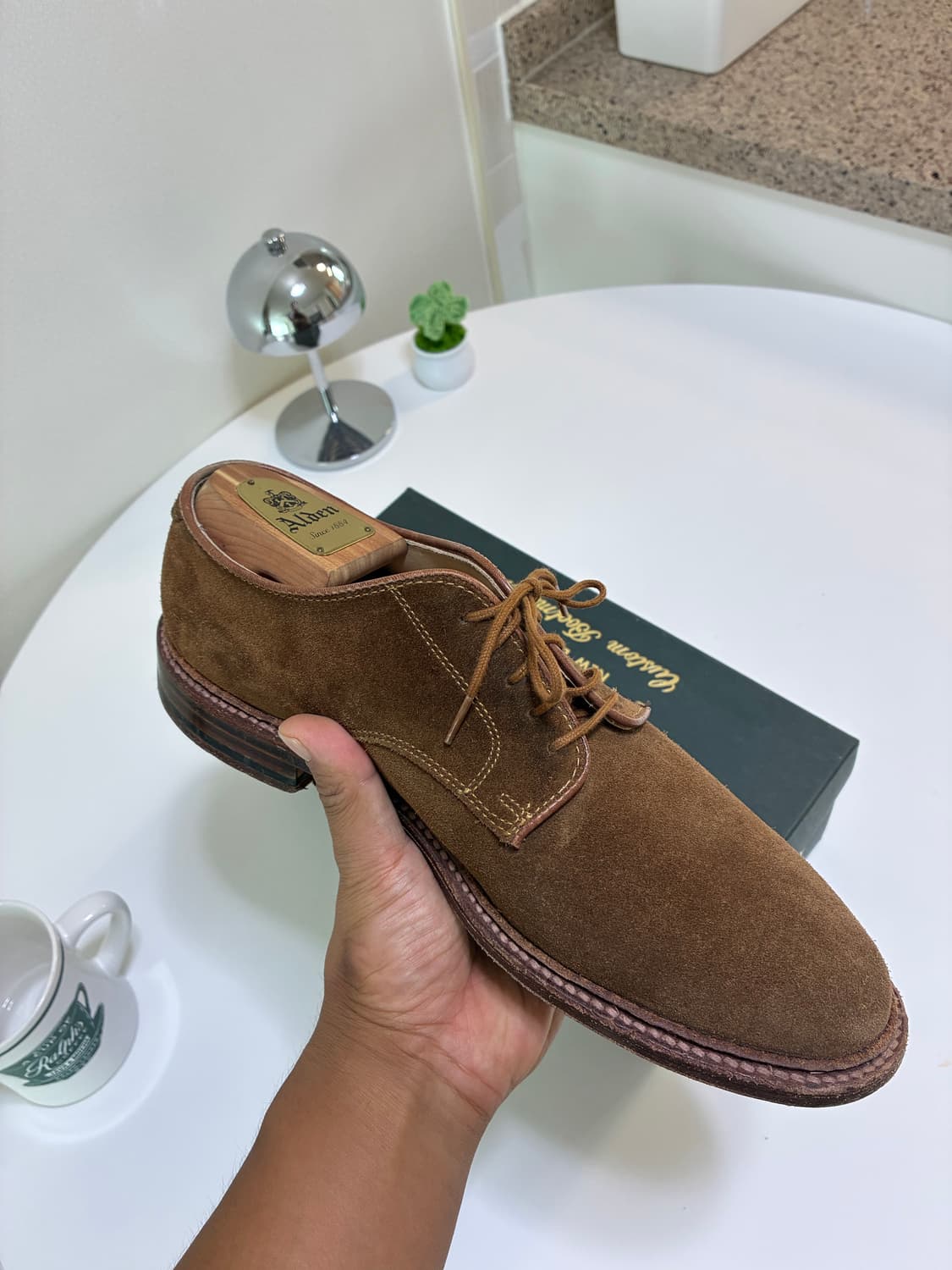 알든 29336f 스너프스웨이드 언라인드 더비 8.5 c/e 상품이미지5