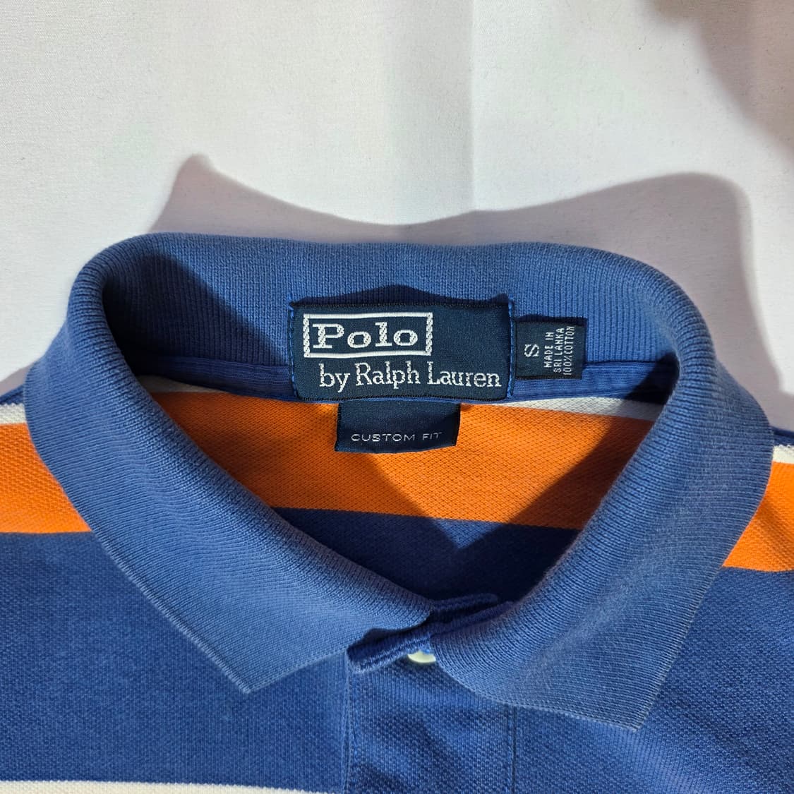 [S]폴로 랄프로렌 스트라이프 카라 반팔 티셔츠 상품이미지2