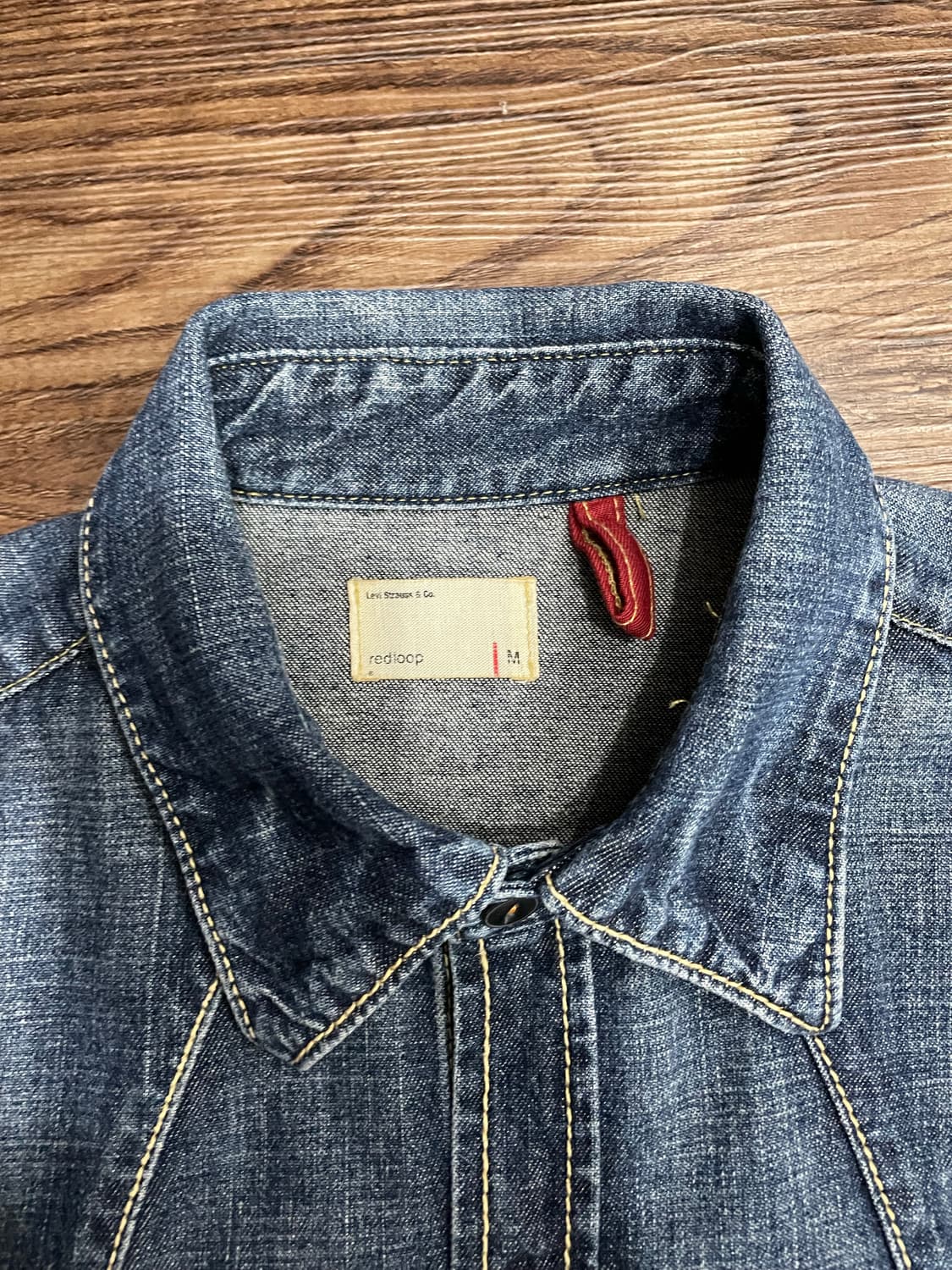 00s 리바이스 redloop 웨스턴 데님 셔츠 상품이미지7