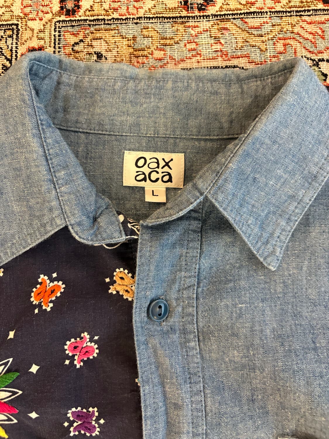 Oaxaca 샴브레이 셔츠 large 상품이미지3