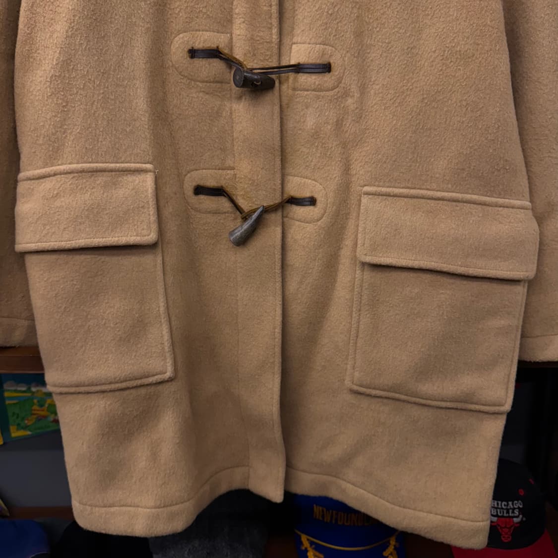 80s Gloverall 글로버올 더플코트 떡볶이 코트 XL 상품이미지4