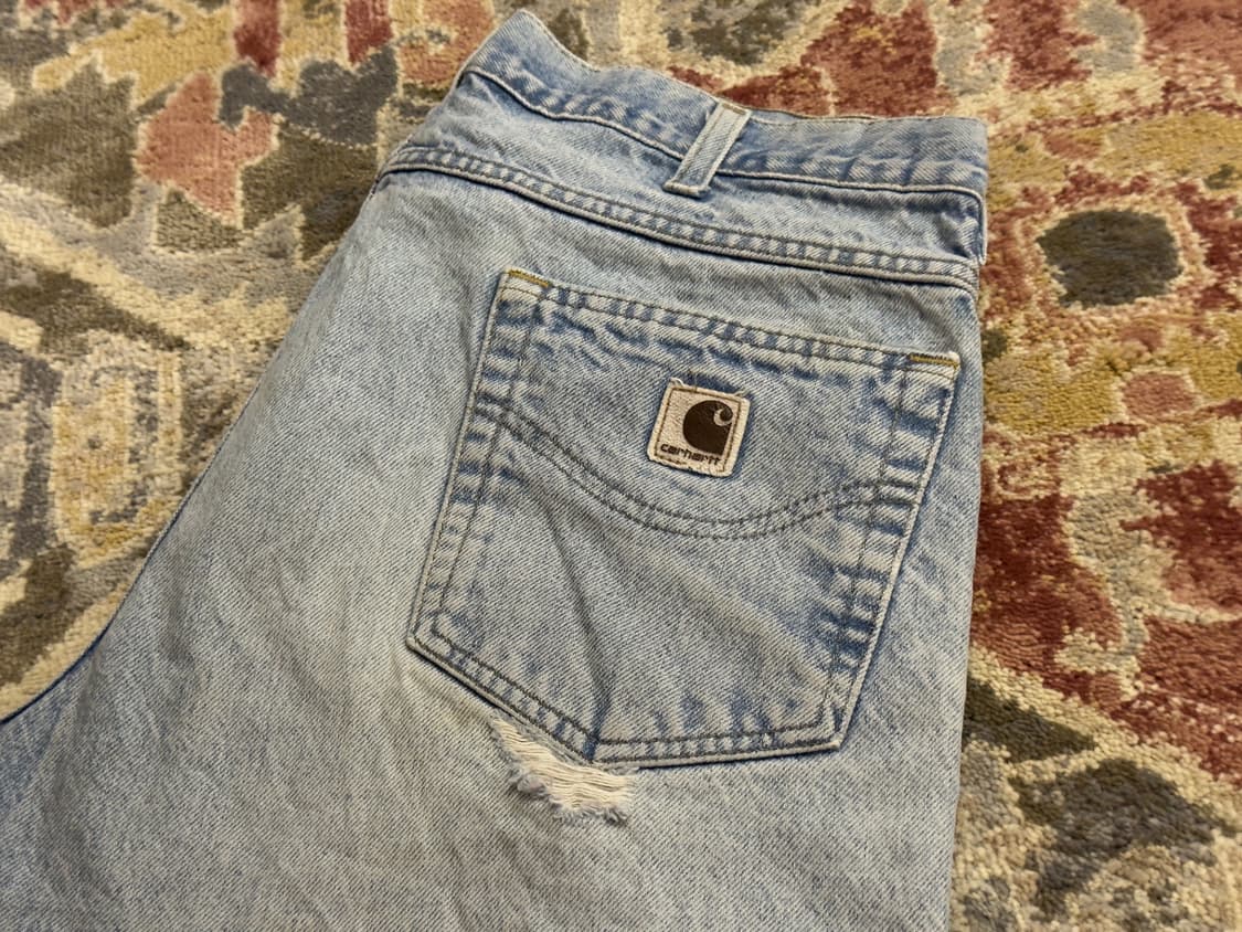 [칼하트] 90s 오리지널 USA 빈티지 워크 데님 B17 (W34) 상품이미지7