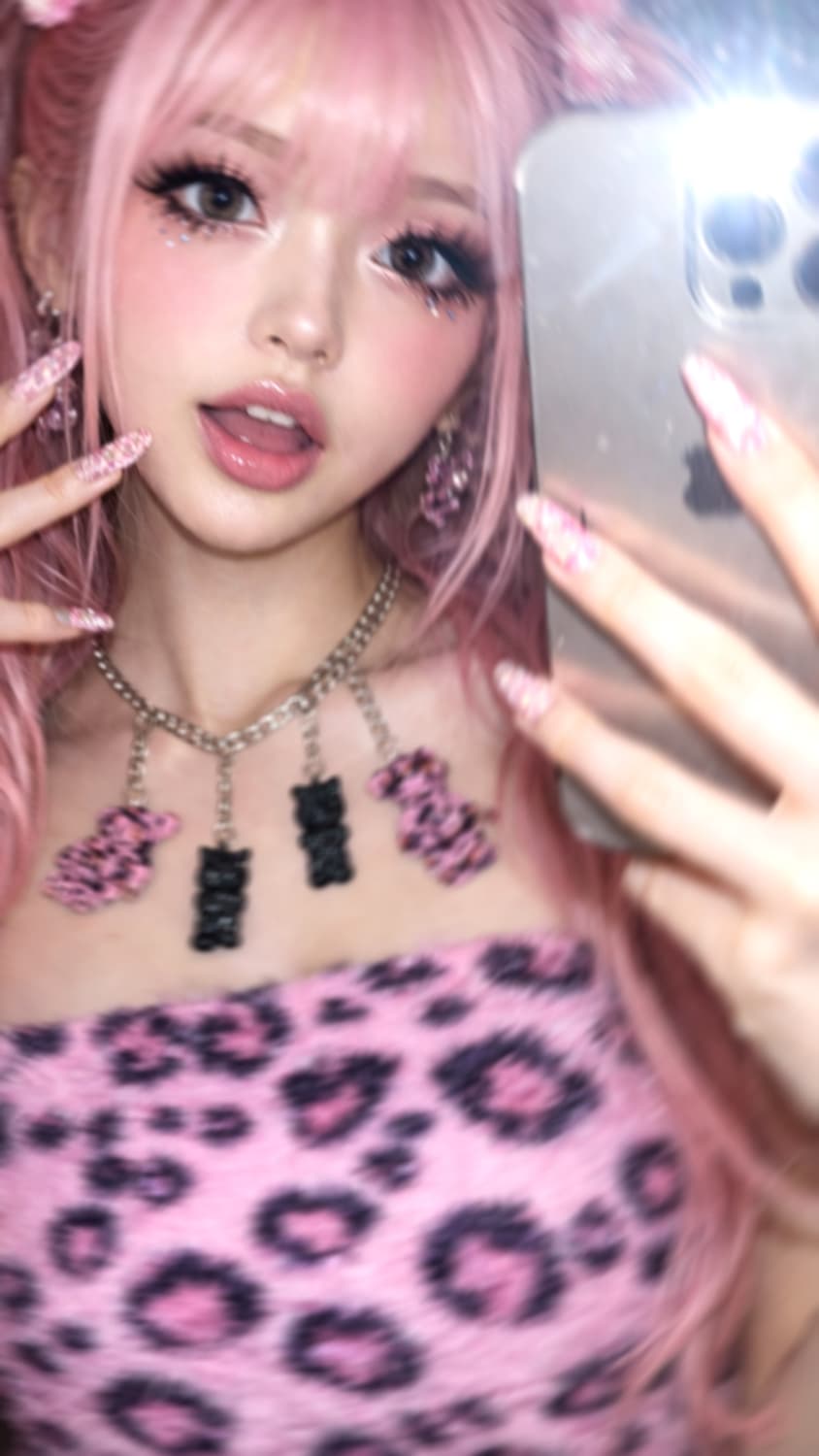 LEOPARD TEDDY CHAIN🪽💓 갸루언니템 / Y2K 키치 상품이미지3