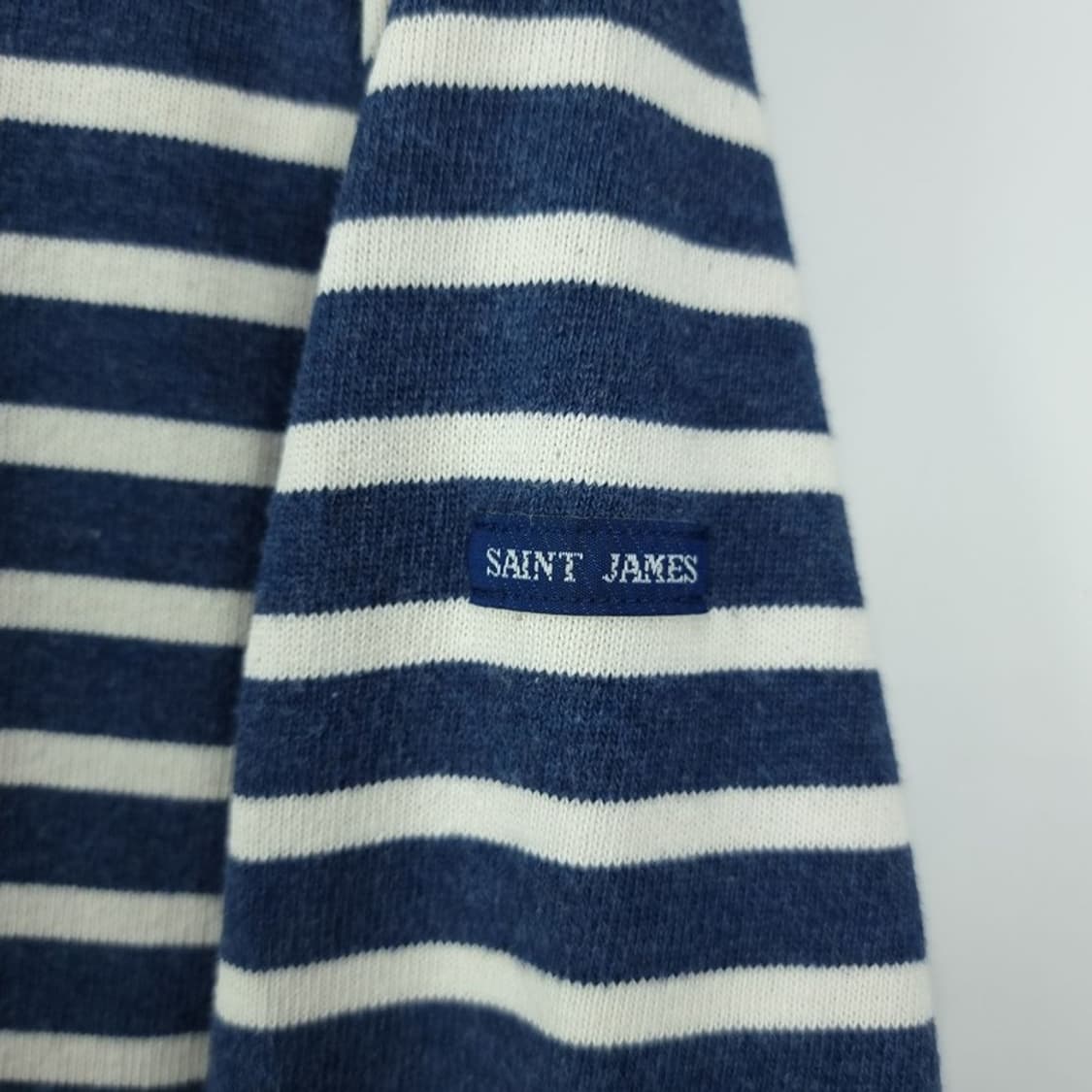 세인트제임스 스트라이프 보트넥 루즈핏 롱슬리브 긴팔티 M18927 상품이미지6