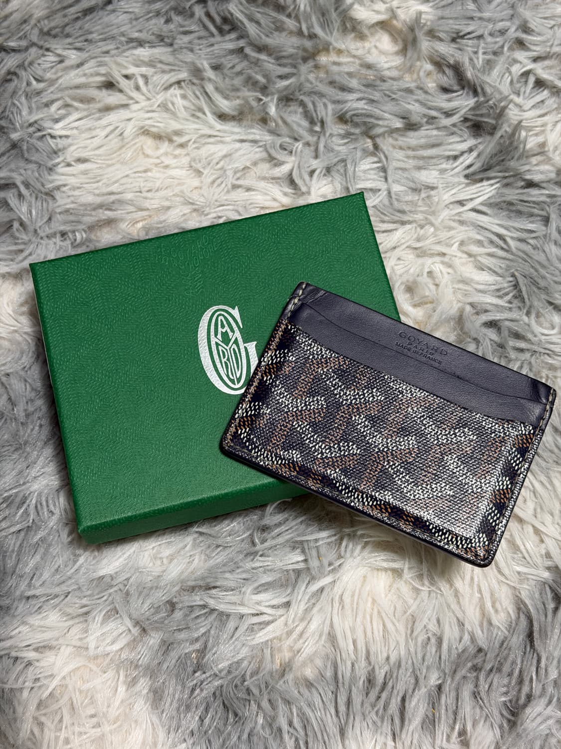 고야드 생쉴피스 네이비 카드지갑 풀구성 상품이미지2