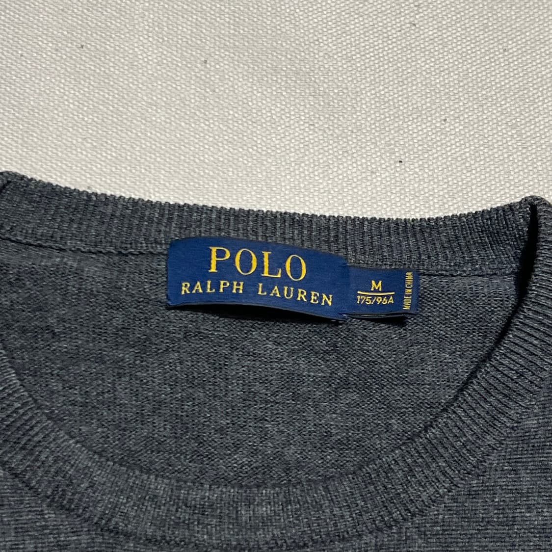 M 폴로랄프로렌 챠콜 울 니트 상품이미지4