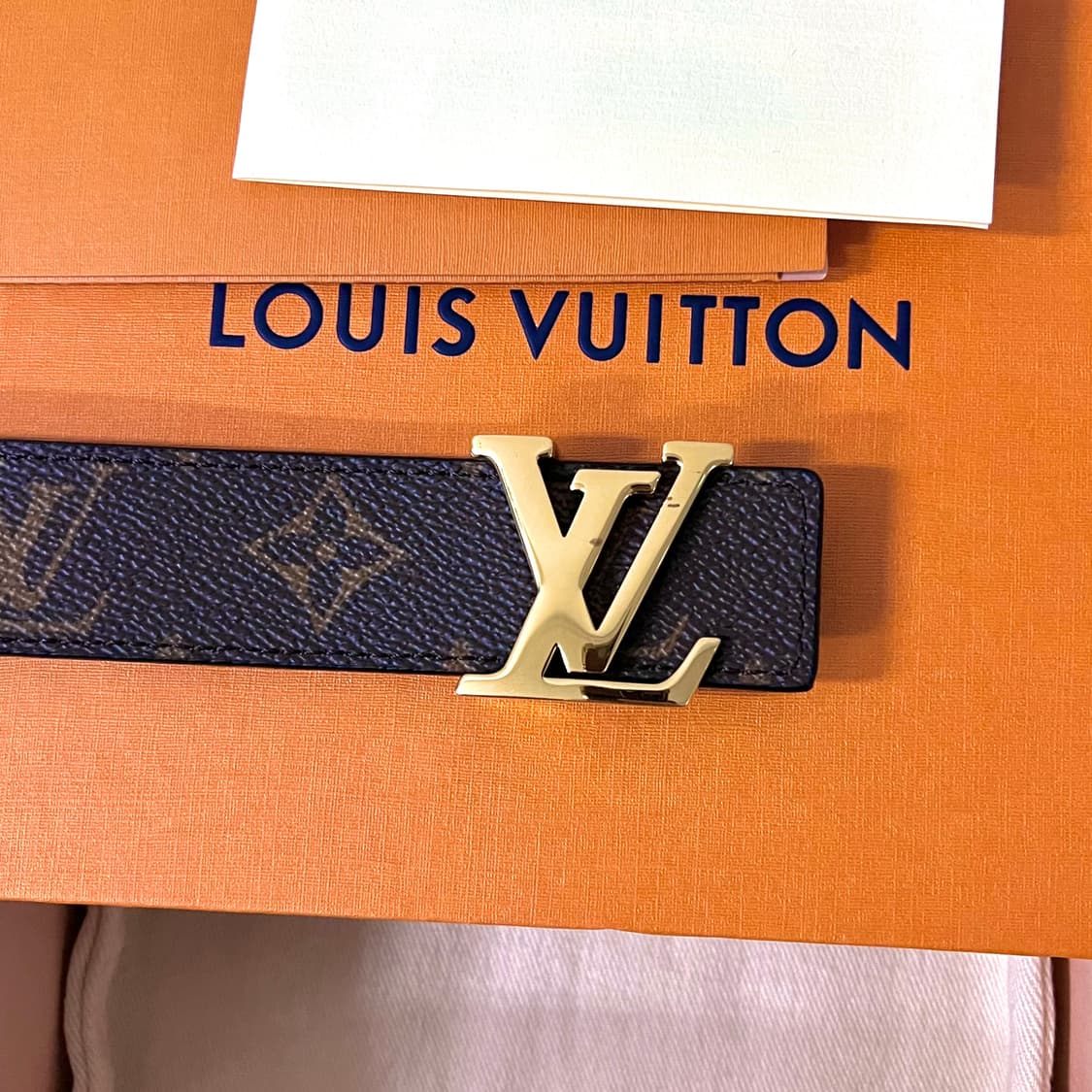 [S급/정품] 루이비통 여성 LV 리버서블 모노그램 양면 벨트 상품이미지3