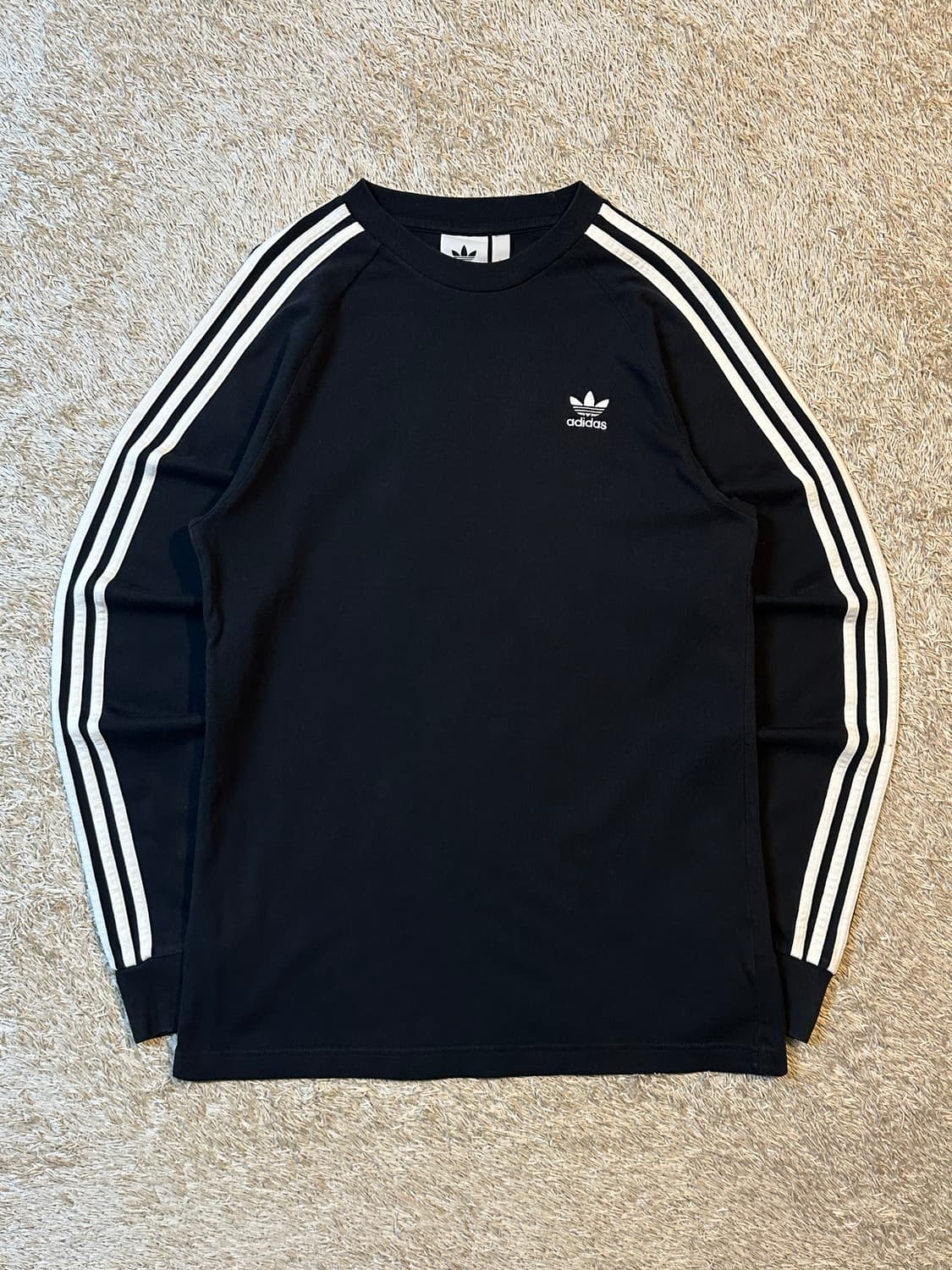 아디다스 ADIDAS 파이어버드 스포티 사이드라인 롱슬리브 블랙 상품이미지1