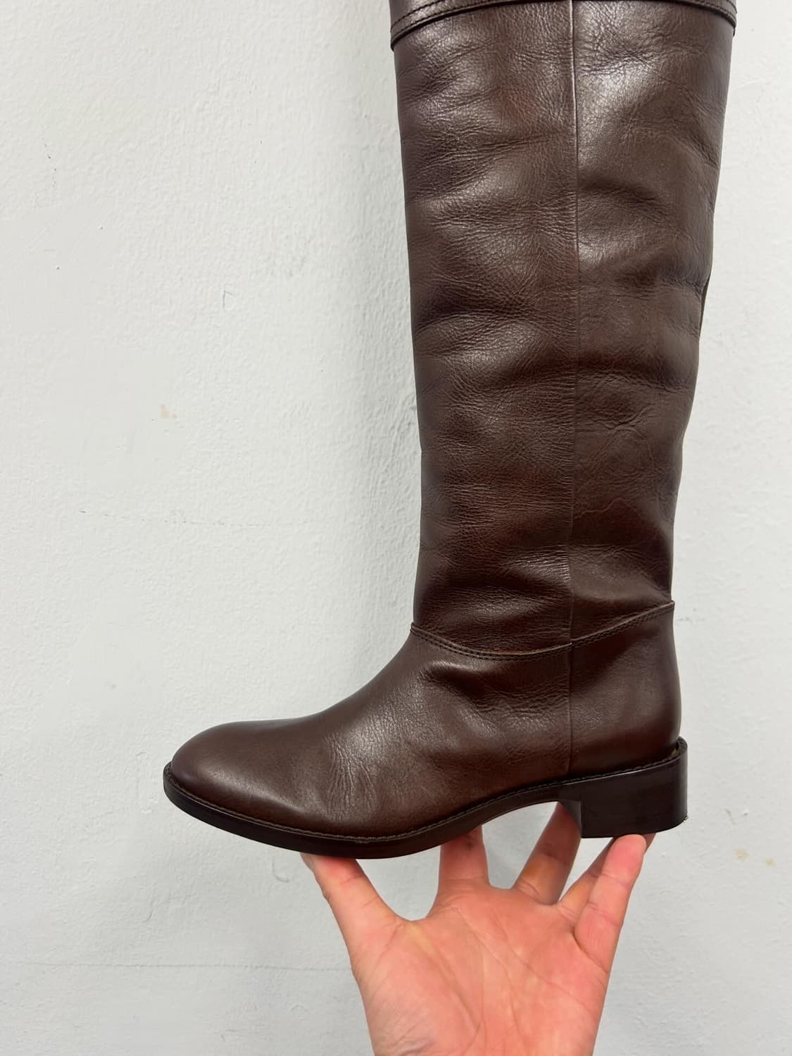 마가렛호웰 브라운 롱 부츠 225 상품이미지2