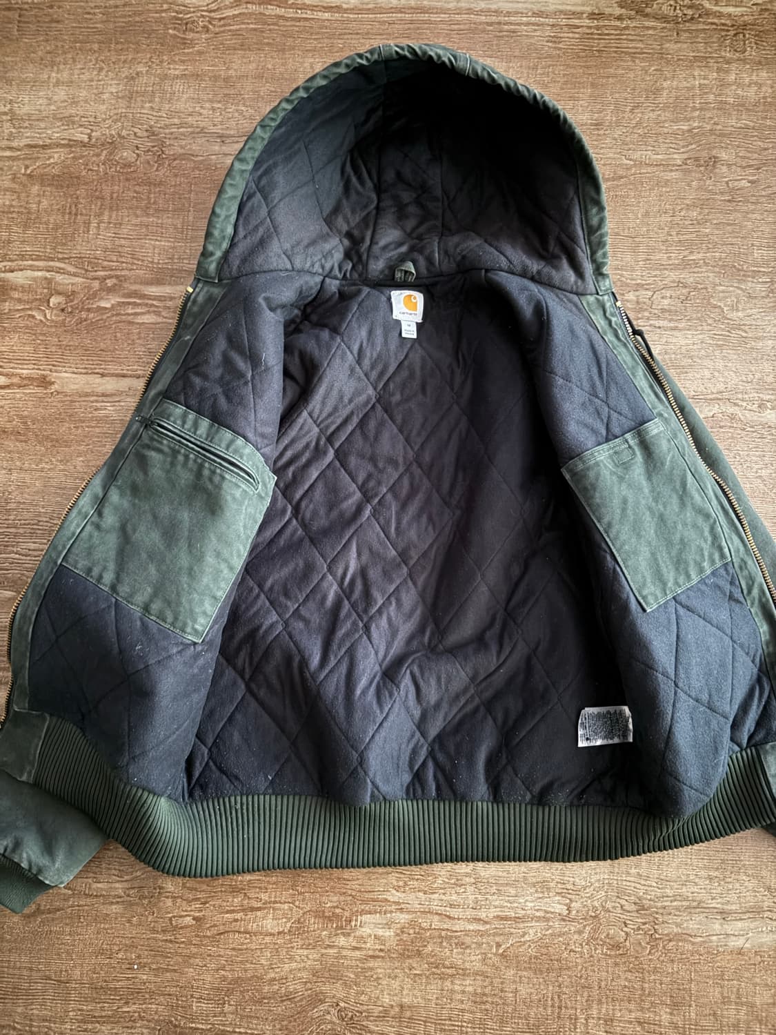 칼하트 액티브 모스그린 J130 M/R 상품이미지5