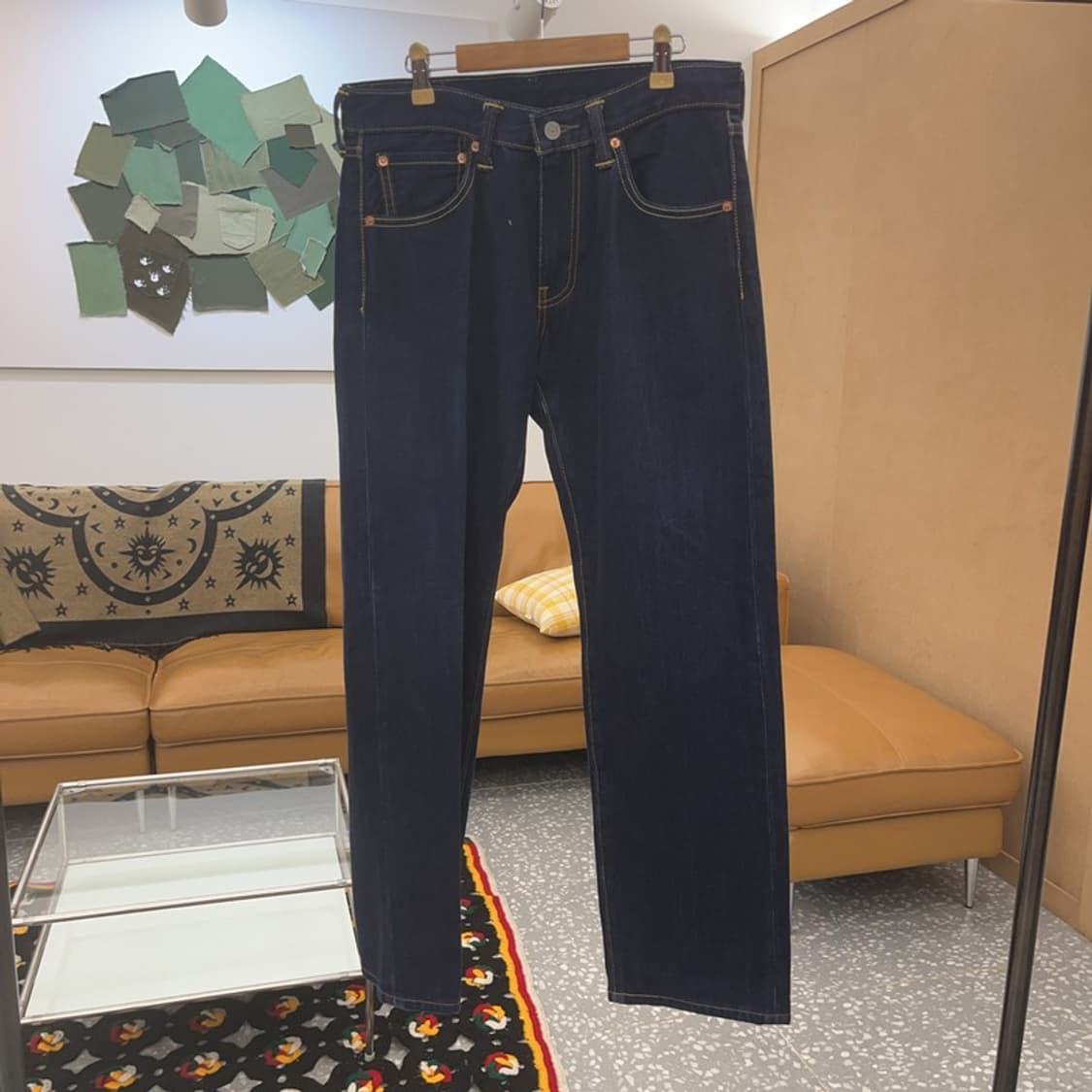 리바이스 503 모던 빈티지 힙로고 진청 데님팬츠 30인치 C07236 상품이미지3