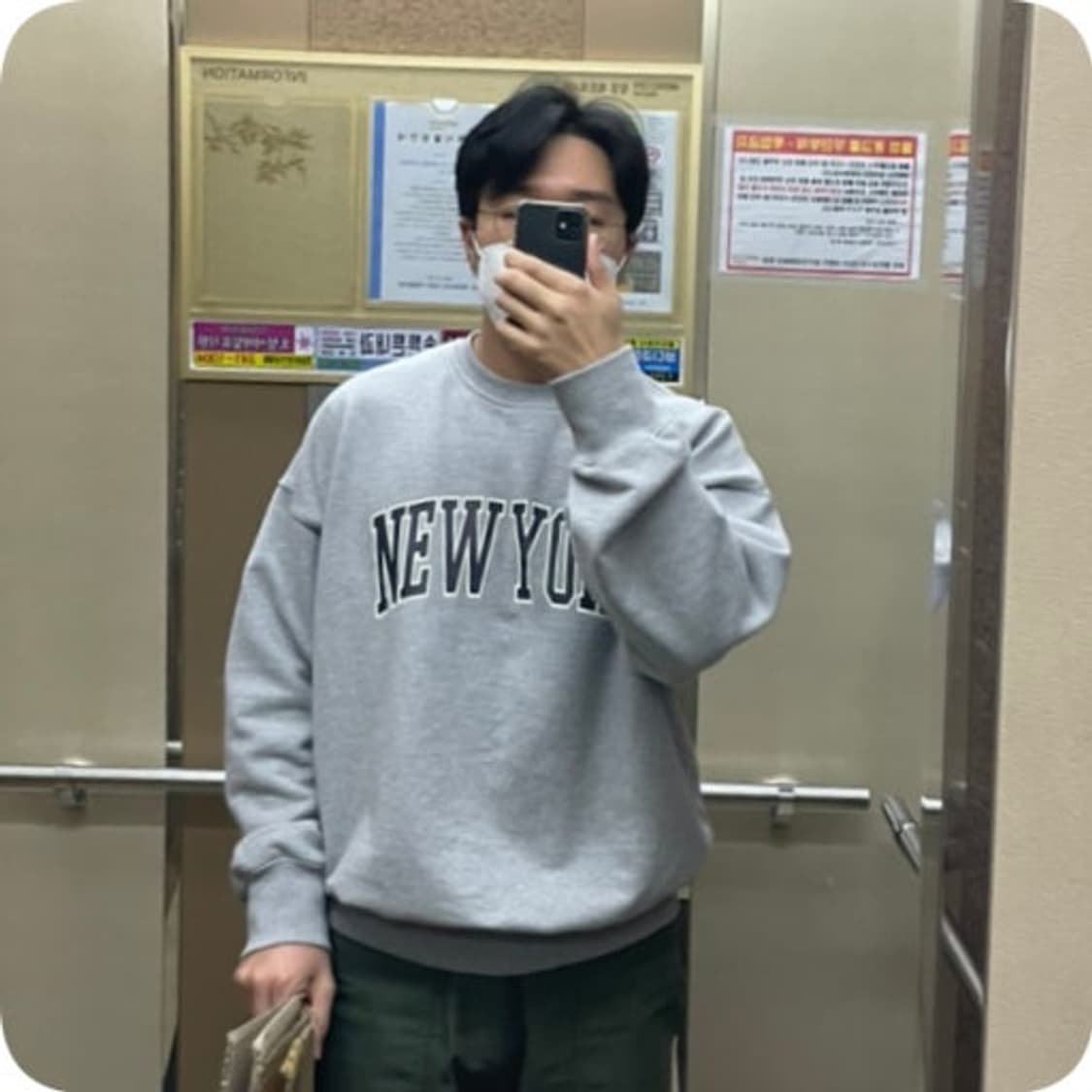 듀테로 뉴욕 맨투맨 L 상품이미지4