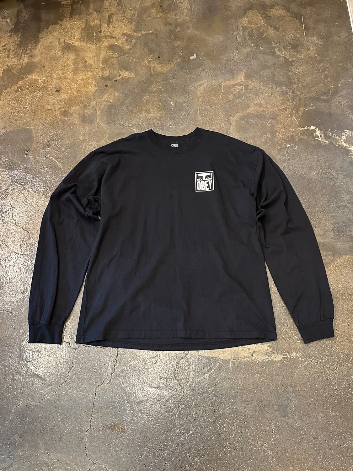 OBEY 오베이 블랙 롱슬리브 XXL 상품이미지1