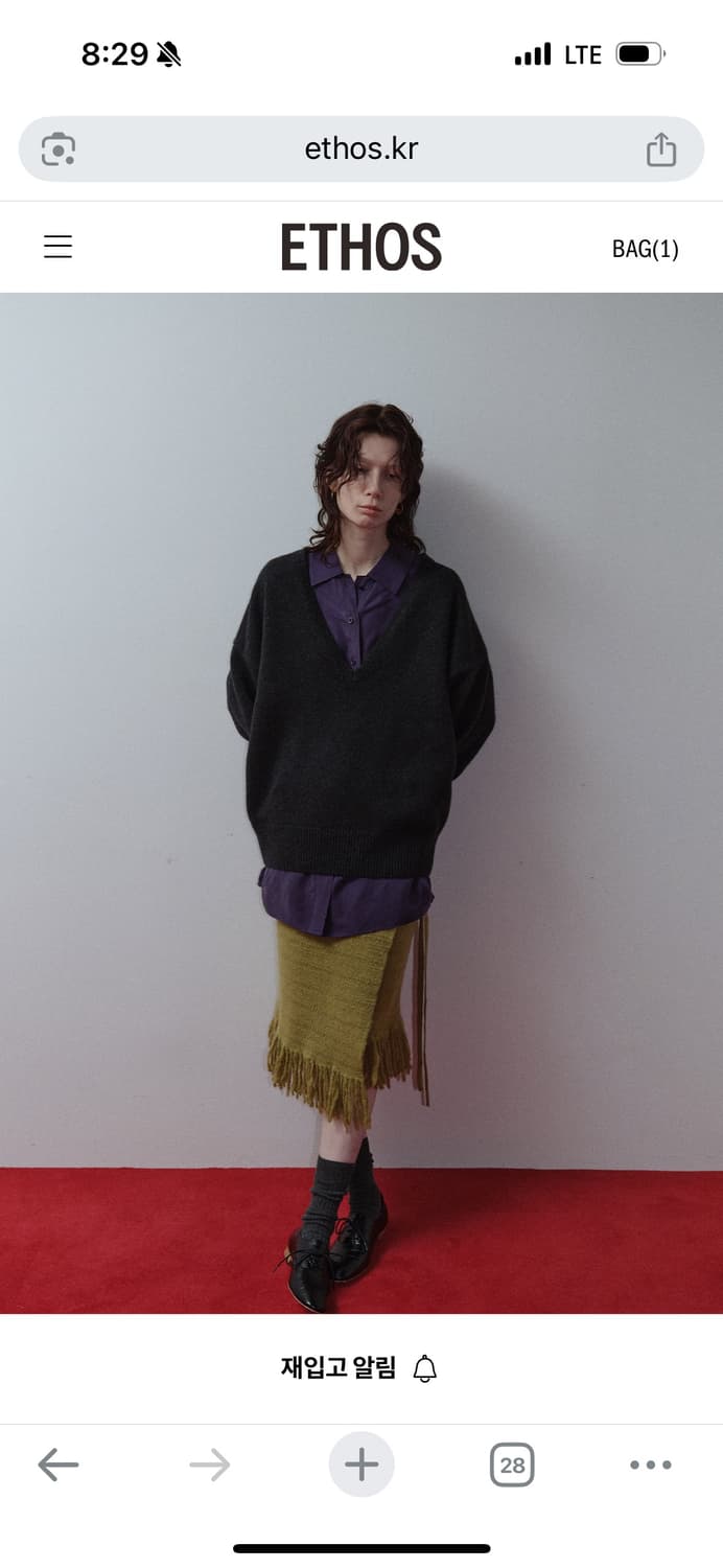 새) 에토스 큐프라 셔츠 블랙 상품이미지2