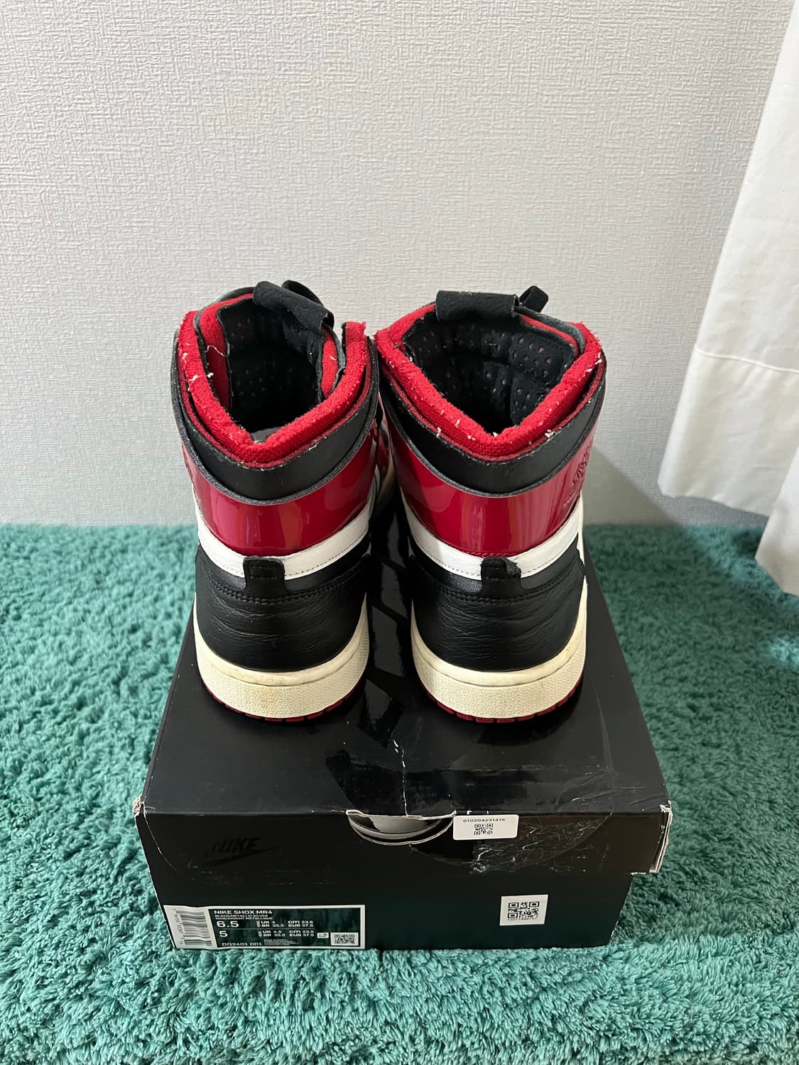 조던 1 줌 에어 컴포트 짐레드 블랙 상품이미지6