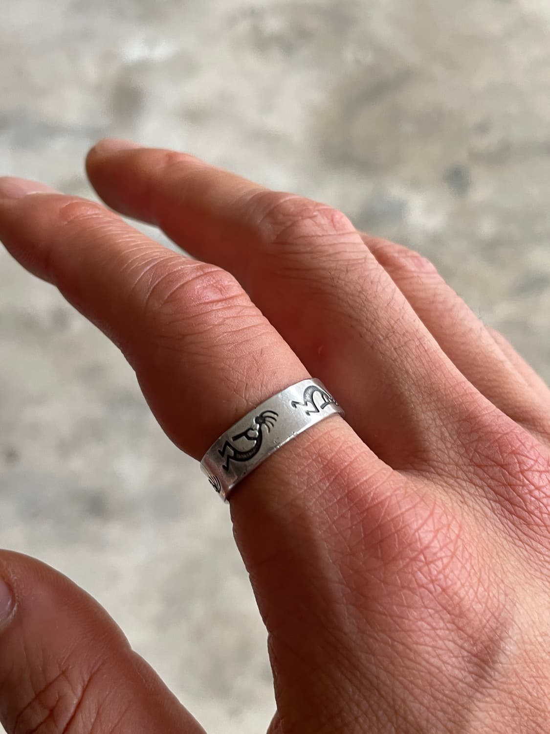 Vintage 925 Silver Kokopelli Ring  상품이미지2