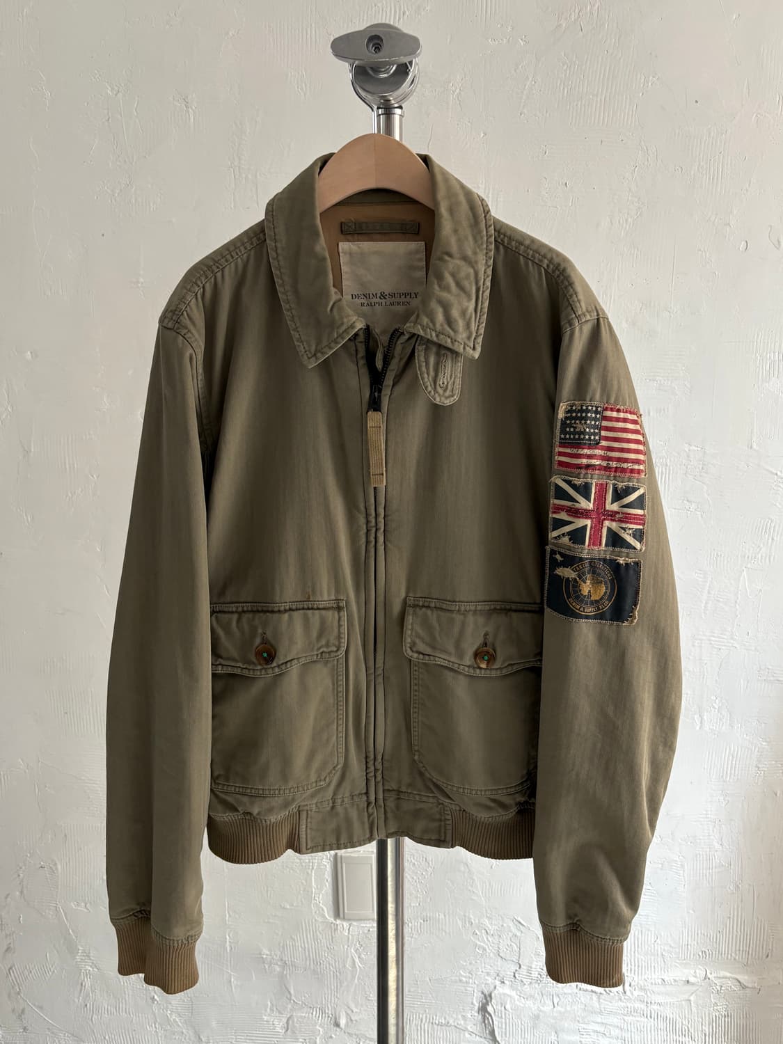 Denim&supply 데님 앤 서플라이 성조기 패치 플라잉 자켓  상품이미지4