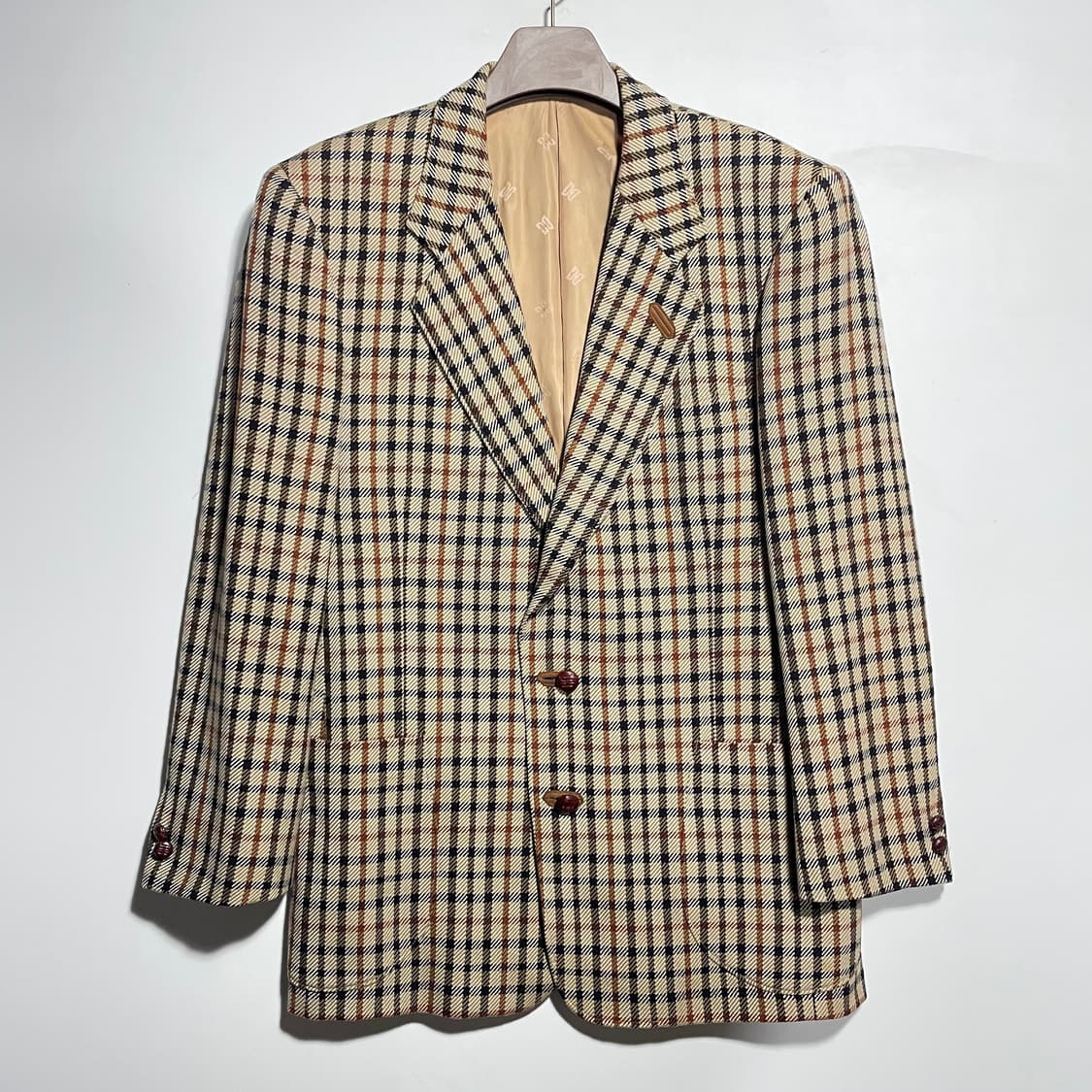 닥스 체크 패턴 울 자켓 블레이저 상품이미지1