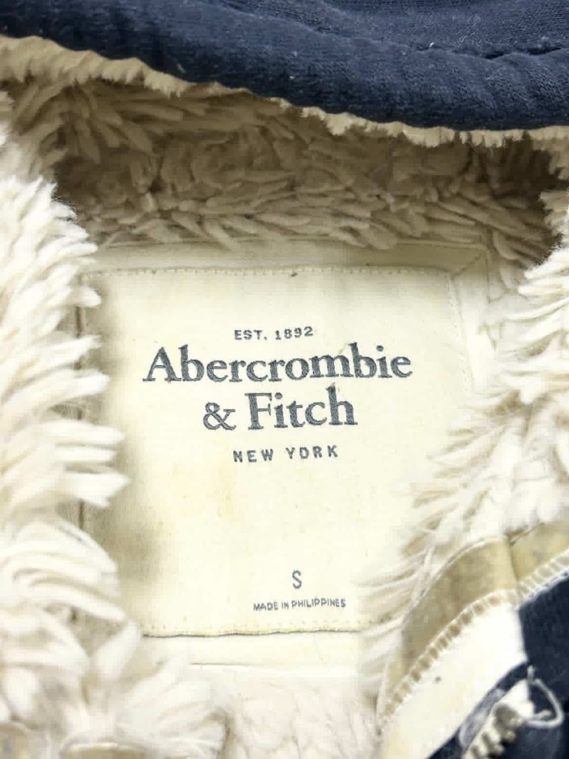 아베크롬비 네이비 양털 후드집업 상품이미지7