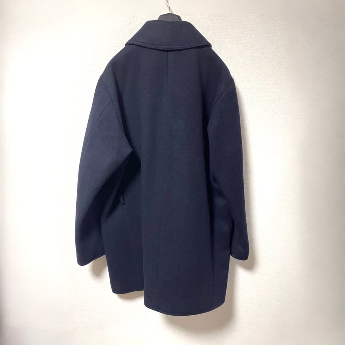 23aw MCLAGAN 13-BUTTON BLACK PEACOAT 상품이미지3