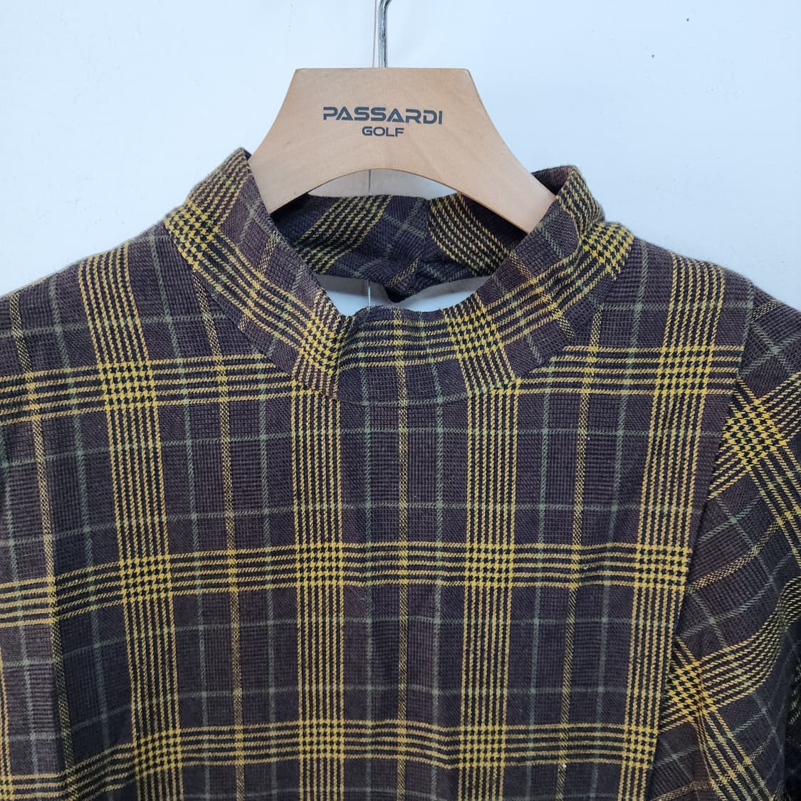 라인 체크 롱 원피스 상품이미지2