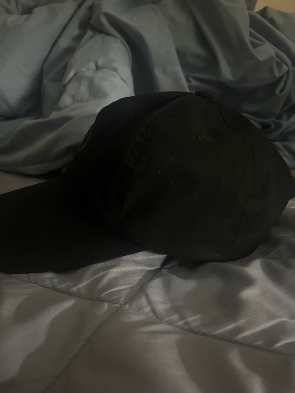 프레프 pref 블랙 p로고 6패널 볼캡 상품이미지3