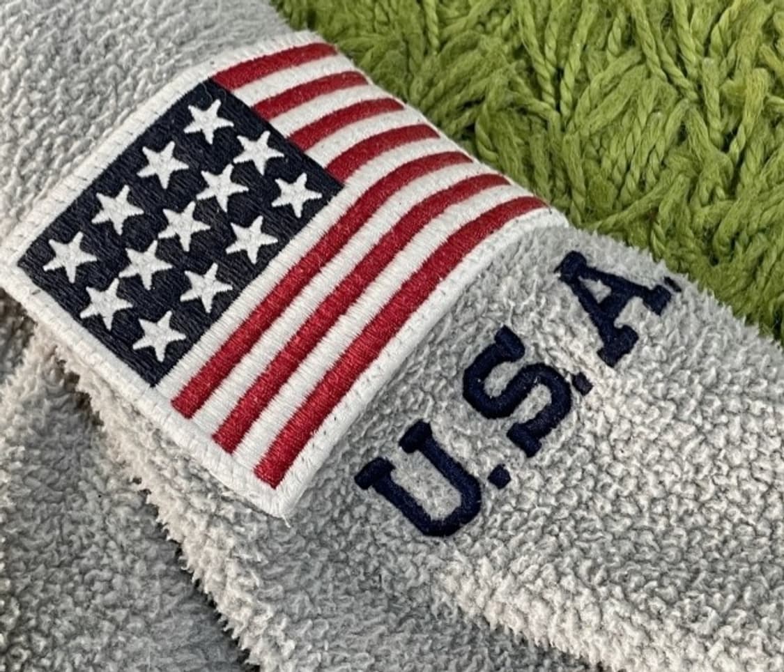 폴로 POLO 랄프로렌 빅로고 성조기 반집업 후리스 100/L 상품이미지3