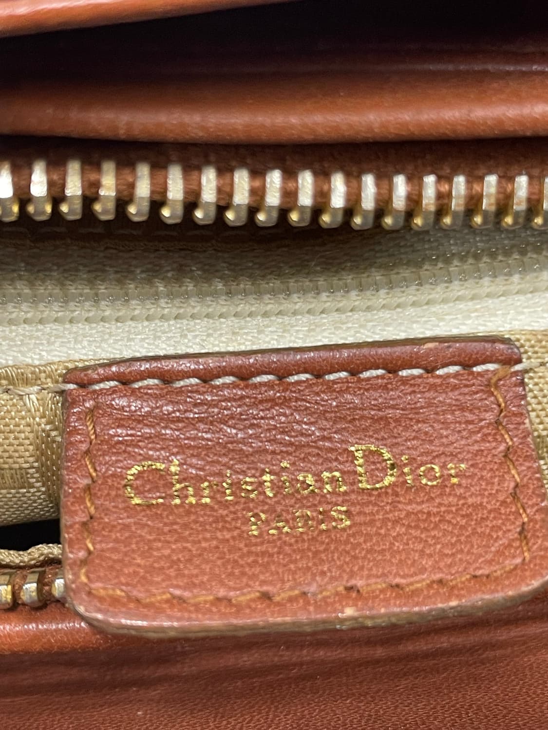 빈티지 디올 레이디백 브라운 상품이미지9