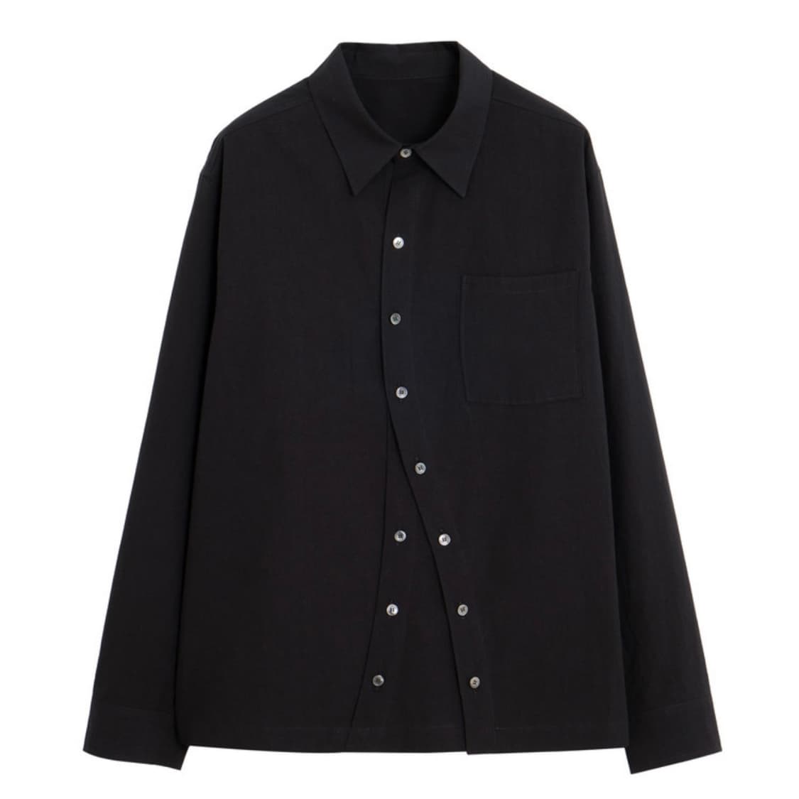 [1] yosuk wave shirts black 상품이미지1