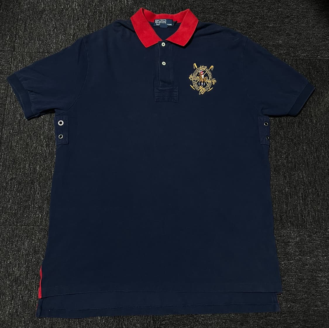 Polo Ralph Lauren 크레스트(문장)  자수 로고 반팔 폴로셔 상품이미지1