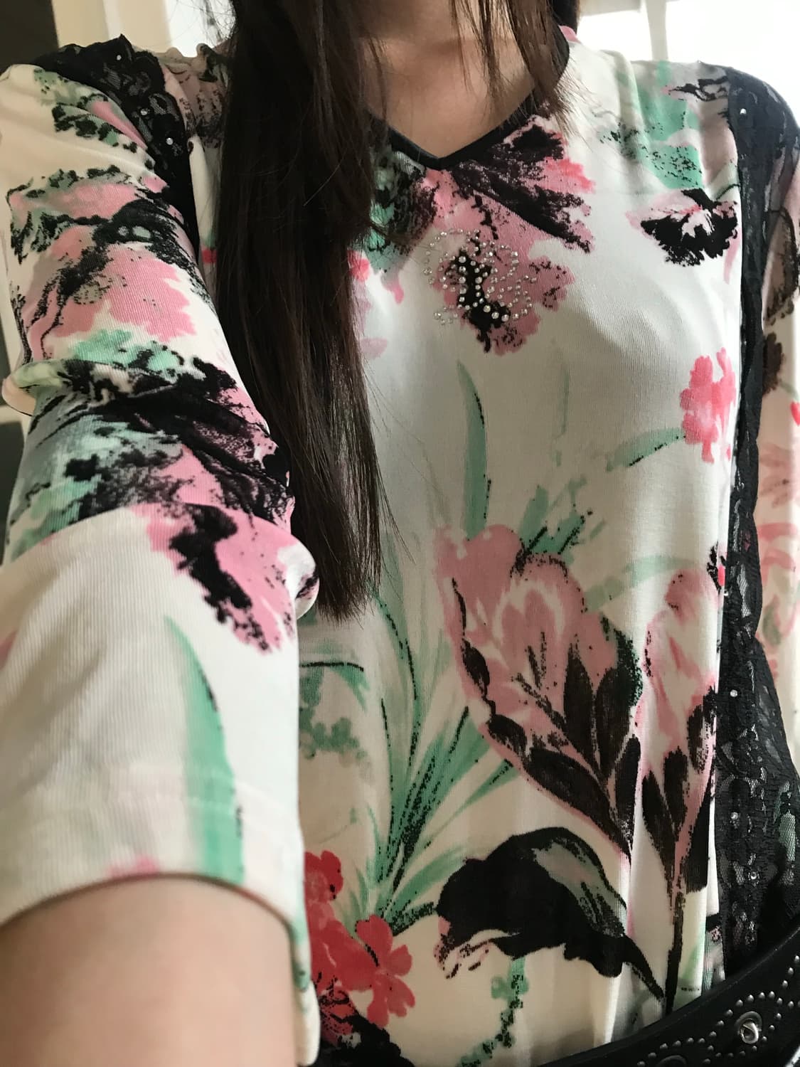 vintage pattern top 상품이미지2